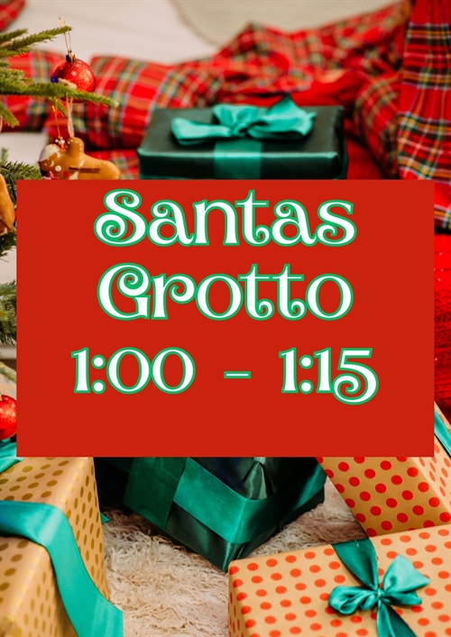 Santas Grotto 1pm