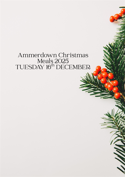 Ammerdown Christmas Meal Tuesday 16th December