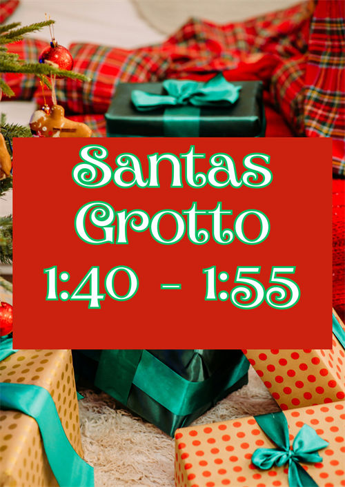 Santas Grotto 140pm
