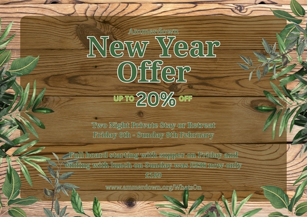 New Year Offer - Two Night Private Stay or Retreat