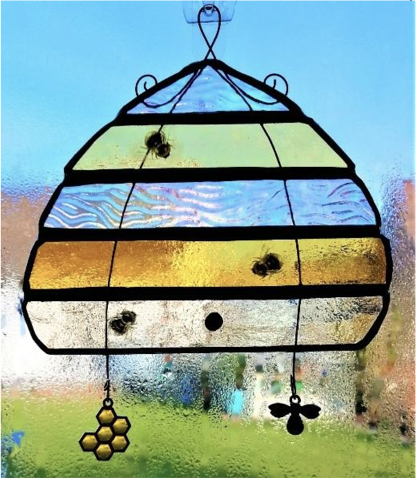 Stained Glass Bees