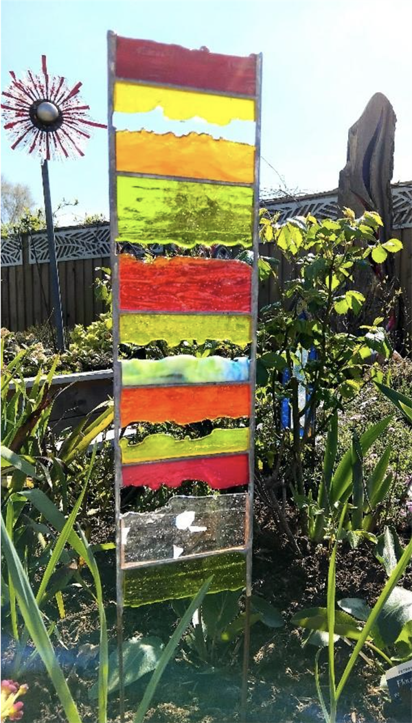 Stained Glass Garden Panels