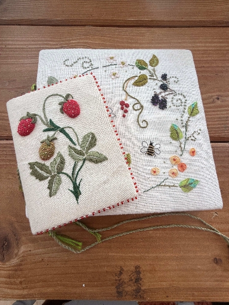 Embroidery, Fruits, Flowers and Insects