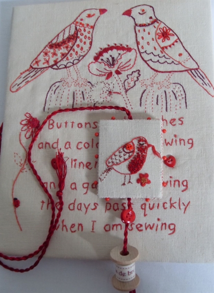 Redwork Embroidery - Annette Bolton