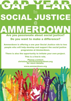 Gap Year in Social Justice at Ammerdown Gap Year in Social Justice at Ammerdown