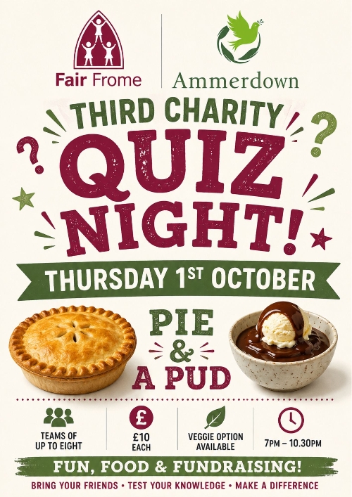 Ammerdown Chairty Quiz Night for Fair Frome